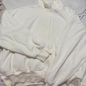 Victoria's Secret Women's Off White Quarter Zip Size Medium